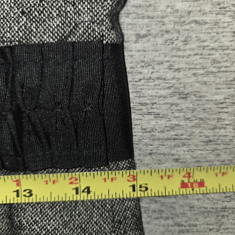 Banana Republic Wool Blend Dress Tweed V-Neck Size 4 Petite Comfort Stretch - Picture 6 of 9